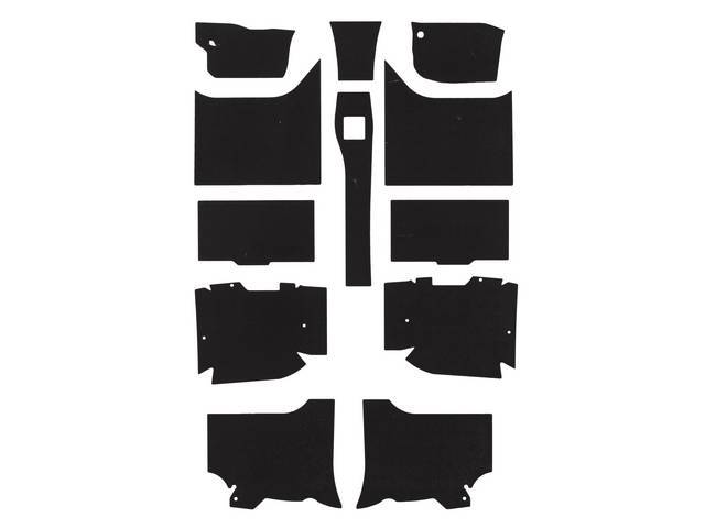 Acousti-Shield Kit, Sound and Temperature Insulation, Floor