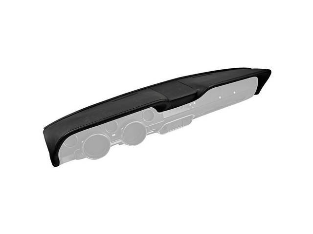 TMI Sport R Dash Pad, Gloss Black vinyl and UniSuede with black stitching