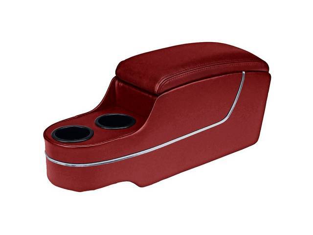 Custom Console, Deluxe with Chrome Trim, Red
