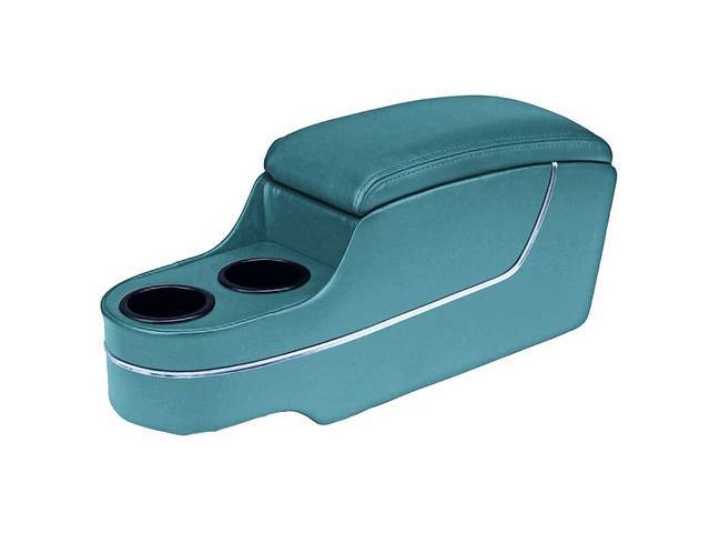 Custom Console, Deluxe with Chrome Trim, Light Blue