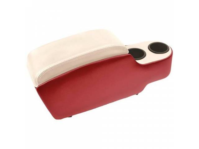 Custom Console, Standard, Bright Red and White Two Tone