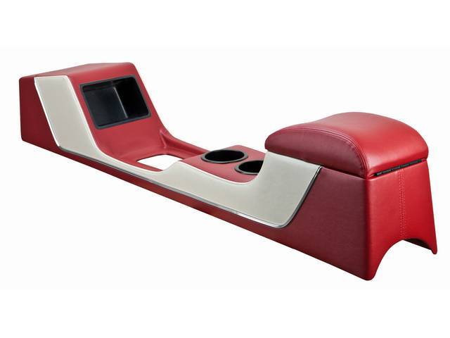 TMI Full Length Sport II Deluxe Console, Bright Red and White Two Tone