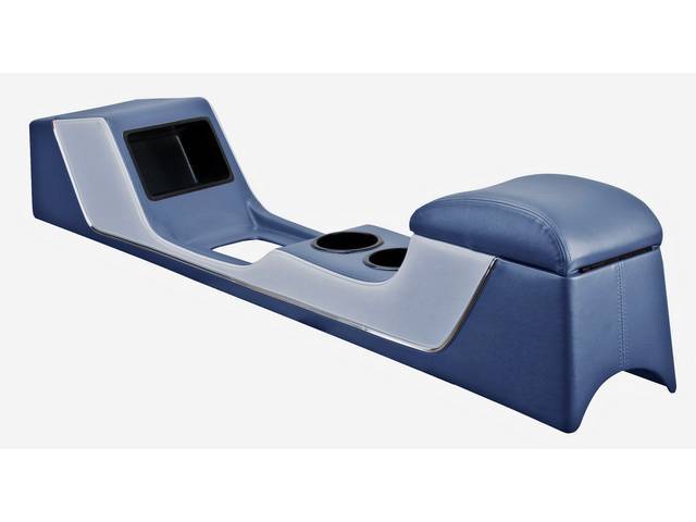 TMI Full Length Sport II Deluxe Console, Light Blue and White Two tone