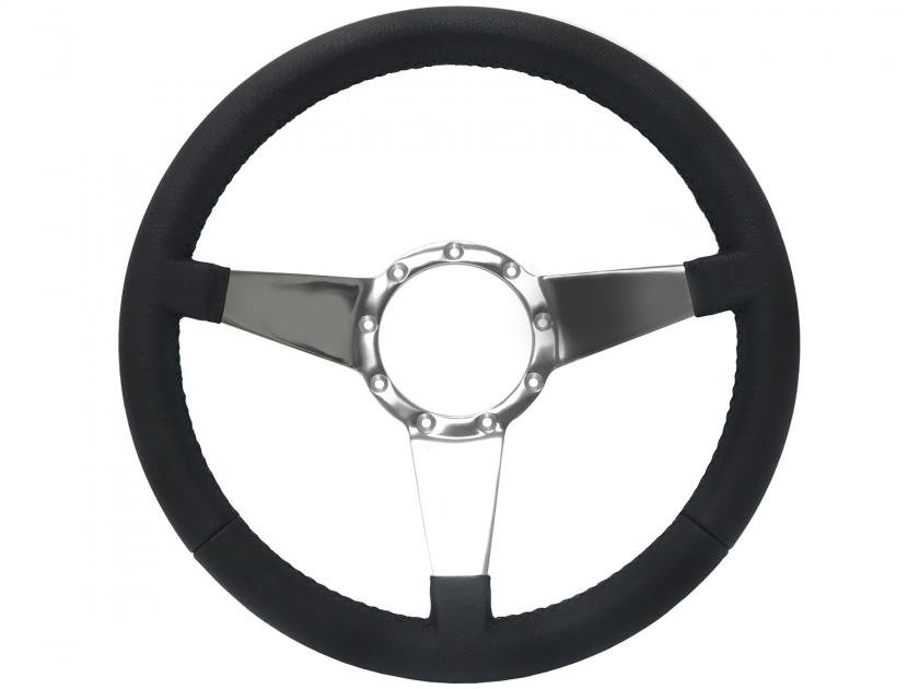 Auto Pro USA VSW 9-Bolt Premium Leather Steering Wheel ST3087