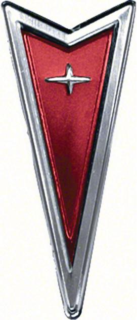 1972-77 Pontiac, Rally II & Honeycomb Wheel Center Cap Emblem, Each
