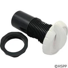 1″ White Notched Air Control – 1-5/8″ Hole, 2-3/4″ Face Diameter, Top Access WW Style