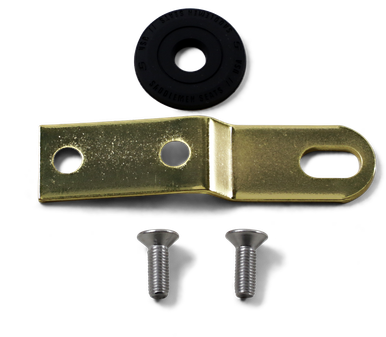 SADDLEMEN Seat Bracket - Gold - 1/4"-28 10545GOB