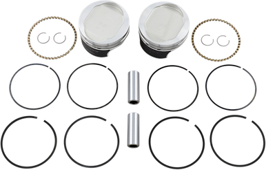 Wiseco 1200cc Reverse Dome Piston Kit for Harley-Davidson XL883L 2011-2019 K0213P1