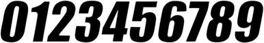 D'COR VISUALS SX Plate Number - #2 - Black - 4" 45-24-2