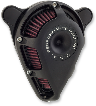 PERFORMANCE MACHINE (PM) Jet Air Cleaner - Black OpsƒÂ¢¢â‚¬Å¾‚¢ - M8 0206-2140-SMB