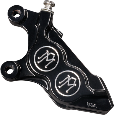 PERFORMANCE MACHINE (PM) 4-Piston Caliper - Contrast Cut - Left Front 0052-2425-BM