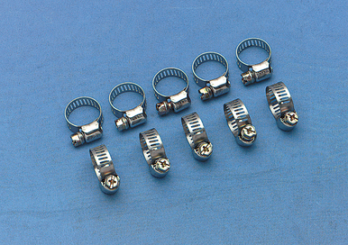 DRAG SPECIALTIES Fuel Line Mini Clamp - Stainless Steel 2152