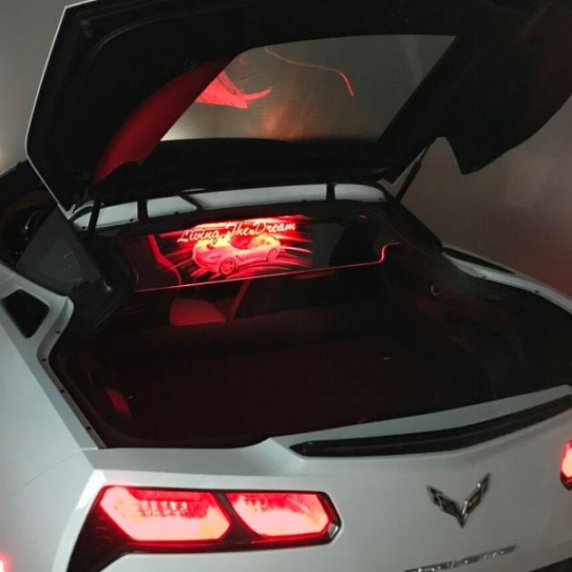 Corvette Coupe WINDRESTRICTOR, Glow Plate, 2014-2017