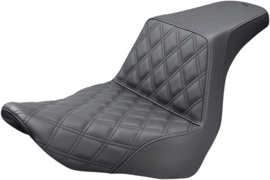 SADDLEMEN Step Up Seat - Driver's Lattice Stitched 818-29-172
