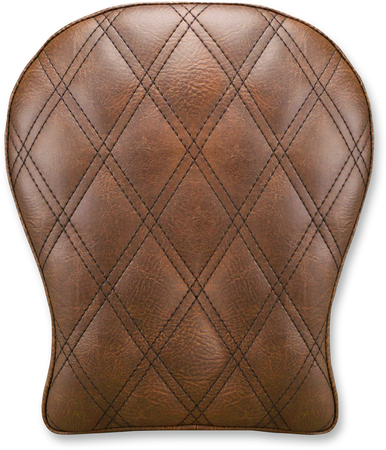 SADDLEMEN Lattice Stitched Pad - Brown -9" SA1027