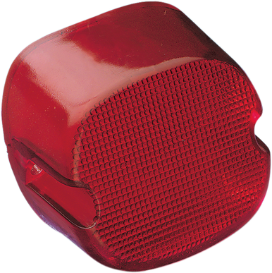 DRAG SPECIALTIES Taillight Lens - Bottom Tag Window - Red 12-0018D-BC446