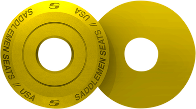SADDLEMEN Fender Seat Washer - Yellow 14707YW