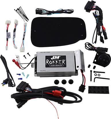 J & M 400W 2-Channel Bluetooth Amp Kit - Harley Davidson JAMP-400RK14BLU