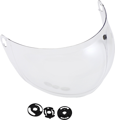 BILTWELL Gringo S Gen 2 Shield - Bubble - Clear 1113-101