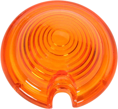 DRAG SPECIALTIES Replacement Amber Lens for Bullet Light 165075-HC3