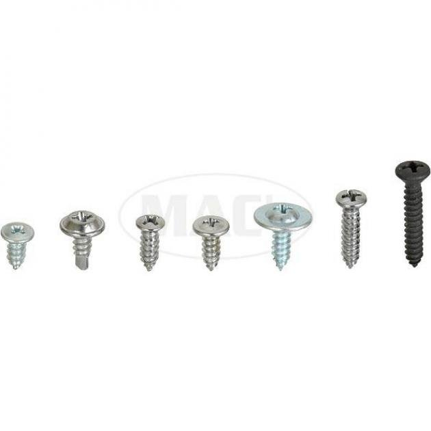 Exterior Screw Kit (78 Pieces)-With Ww, Ranchero, 1976