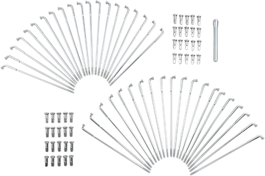 DRAG SPECIALTIES Spoke Set - Drop Center - Front/Rear - Chrome - 16" 16-0501-BC629
