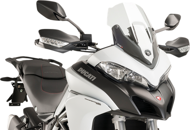 PUIG HI-TECH PARTS Race Windscreen - Clear - Ducati 7622W