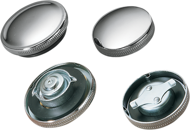 DRAG SPECIALTIES Non-Vented Gas Cap - Chrome 011179-BC204