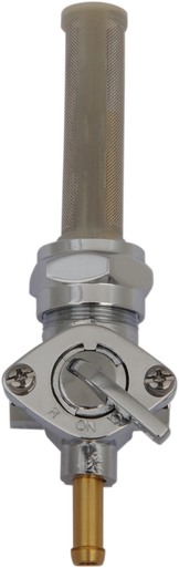 DRAG SPECIALTIES Straight Petcock - Chrome - 22mm 03-0040-BC331