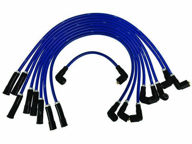 Performance 8mm Spark Plug Wire Set, Ford, Blue