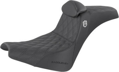 SADDLEMEN SDC Performance Seat - Gripper - Backrest SC81830DBRT