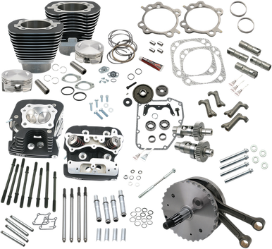 S&S CYCLE Hot Set-Up Kit - 124" - Black 900-0564