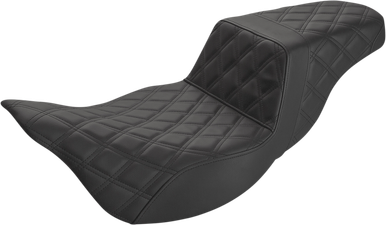 SADDLEMEN Step Up Seat - Lattice Stitched - FLH 808-07B-175E