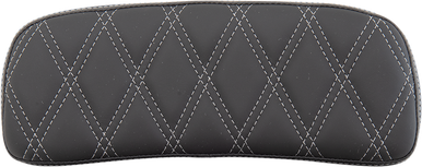 DRAG SPECIALTIES Chopped Tour-Pak Pad - Double Diamond - Black/Silver 0822-0433