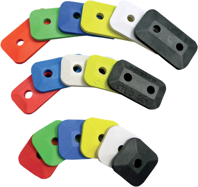Stud Boy Backer Plates Double 24 Pack 2463-P1-BLK