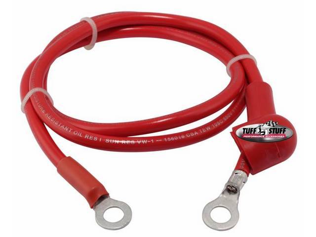 Alternator One Wire Conversion Wire Pigtail, 6 Gauge, 48 Long