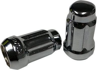 MOOSE UTILITY Lug Nut - Splined - 10 mm - Chrome - 16 Pack SPMO3808L4