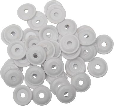 Woody's Support Plates White 5/16" Round 48 Pack AWA-3815