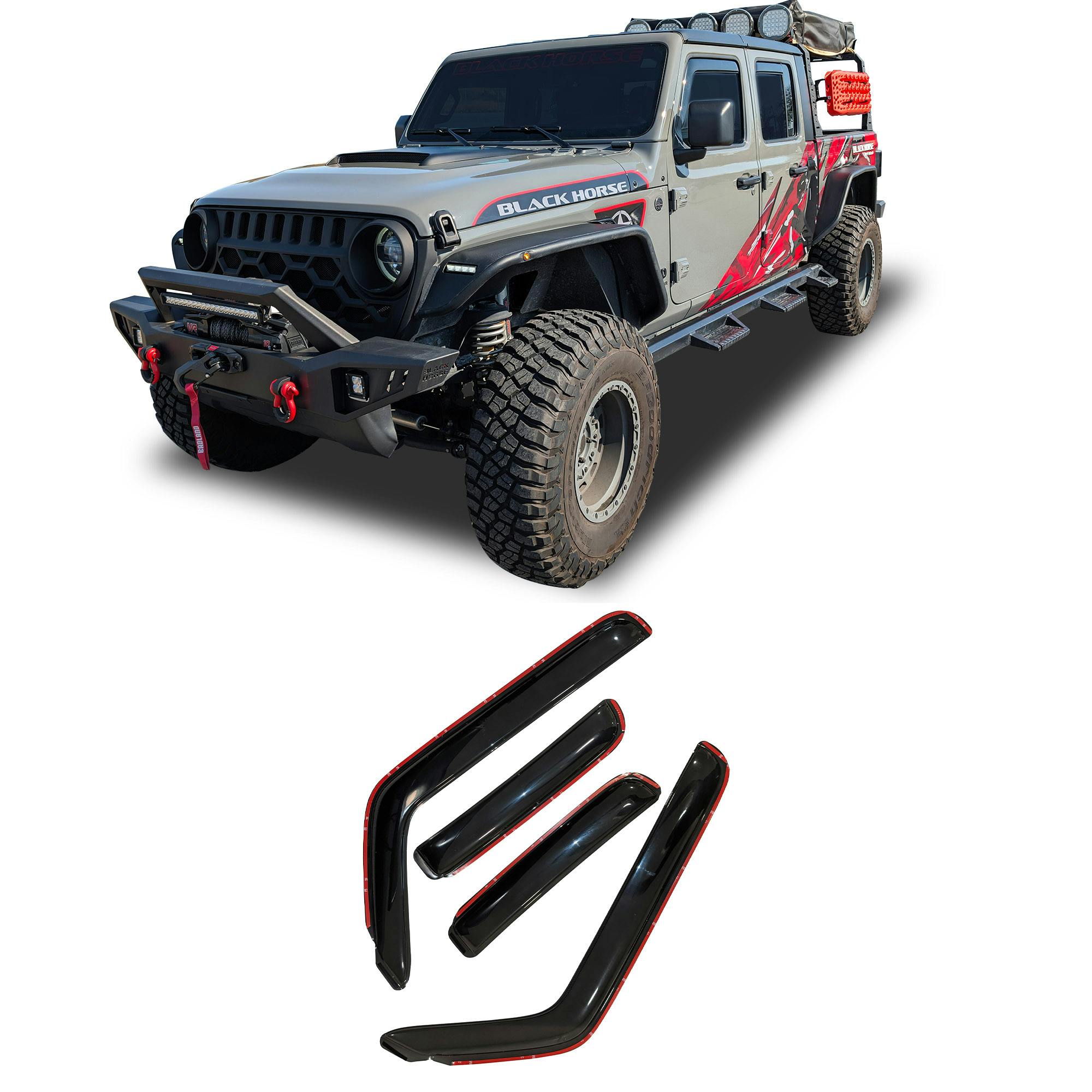 Black Horse Off Road 1494811IN Rain Guards