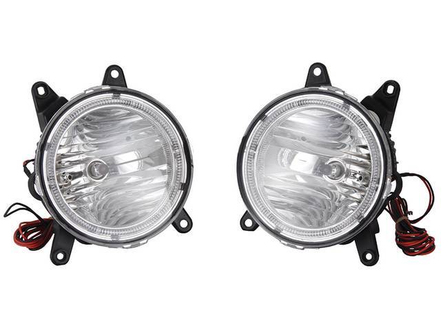 DRIVING LIGHT ASSY, GT,** ANGEL EYES ** CRYSTAL BULBS