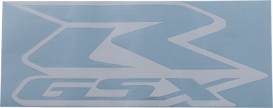 FACTORY EFFEX GSX-R Decal - White 17-94416