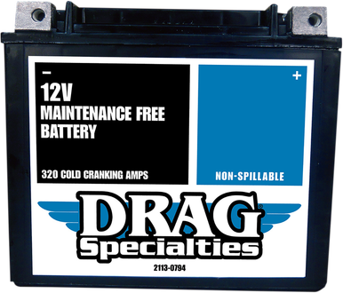 DRAG SPECIALTIES AGM Battery - YTX20HL FT CTX20HL FA FT