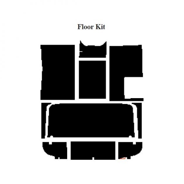 Chevy & GMC Truck Insulation, Quiet Ride, Floor, 1947-1953