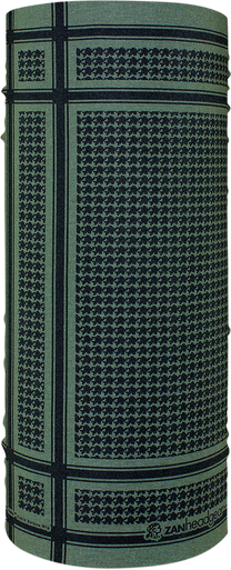 ZAN HEADGEAR Motley Tube - Houndstooth Olive T235