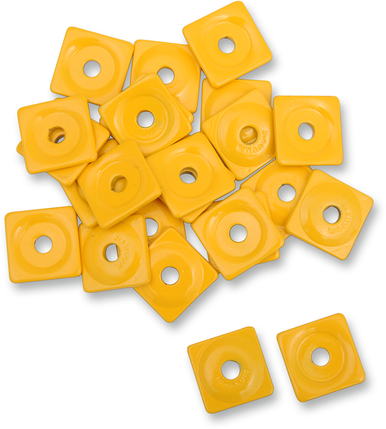 Woody's Support Plates Yellow 5/16" 48 Pack ASW2-3800-48