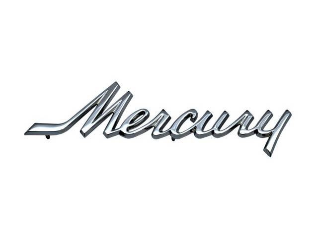 Hood Emblem, Mercury Script