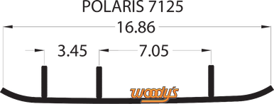 Woody's Executive Series Flat-Top Runner 2006 Polaris Classic 500 WPI-7125