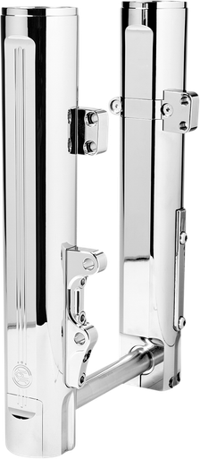 PERFORMANCE MACHINE (PM) Lower Fork Leg - Chrome - Single Disc - 49 mm 0208-2178-CH