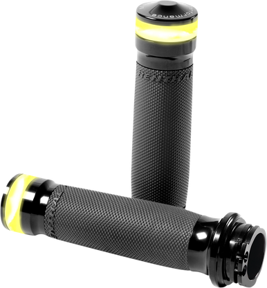 PERFORMANCE MACHINE (PM) Grips Contour - LED - Cable - Black 0063-2101M-B