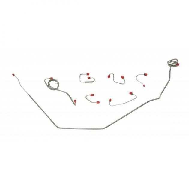 Nova Disc Brake Conversion Line Set, Manual, Steel 1971-1972